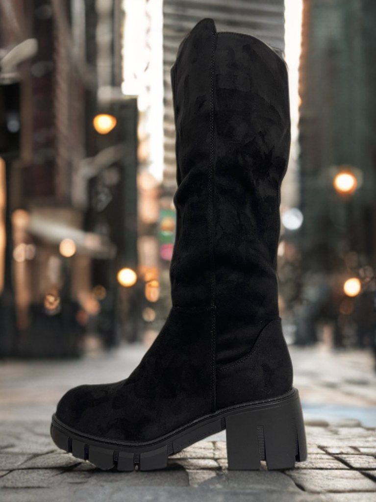 Bota de gamuza
