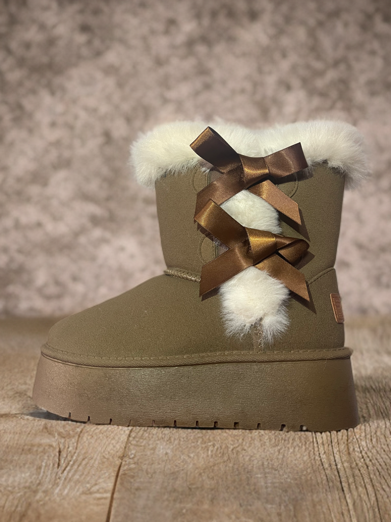 Pantubotas con Chiporro Interior y Lazos Laterales