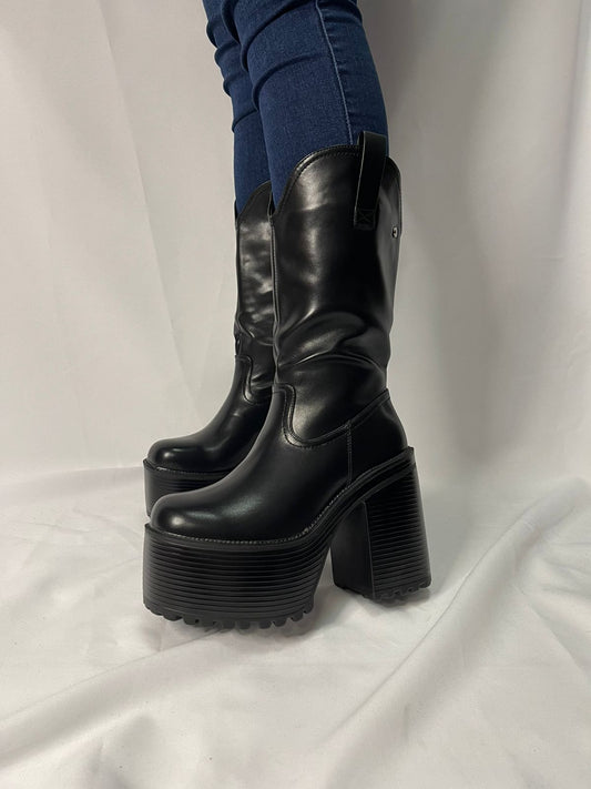 Botas con taco
